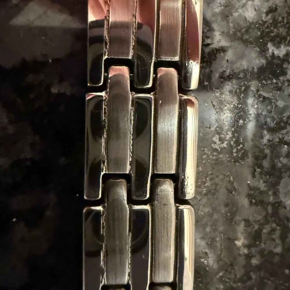 Stainless Steel Silver Link Watch Band Style Bracelet
